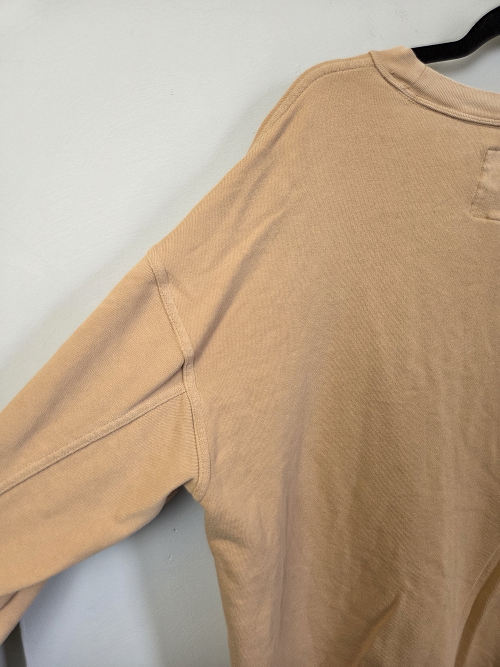 aerie Washed Cozy Peach Crewneck Pullover - Picture 8 of 9